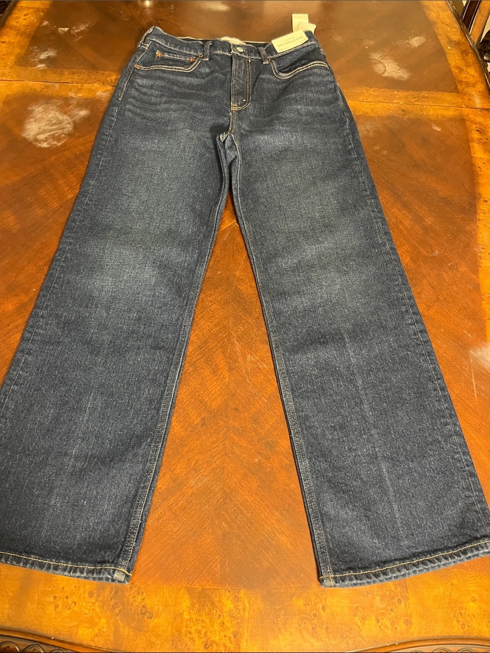 Abercrombie & Fitch Dark Blue Bootcut Jeans